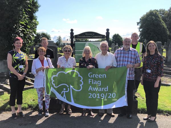 Green Flag Raising